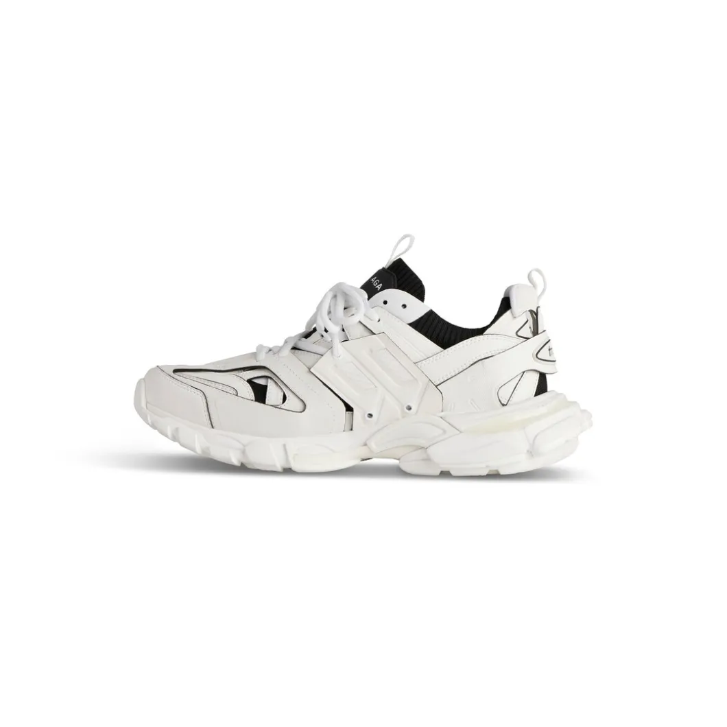 Sneaker Track Sock da Donna in Bianco