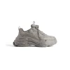 Sneaker Triple S Con Strass  da Donna in Grigio Scuro