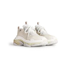 Sneaker Triple S  da Donna in Bianco Sporco