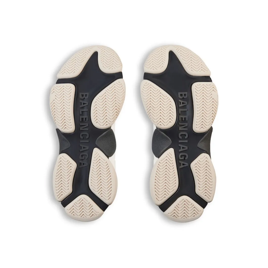 Sneaker Triple S da Donna in Nero/bianco/argento