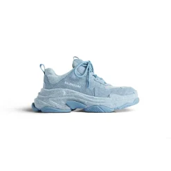 Sneaker Triple S Denim  da Donna in Blu