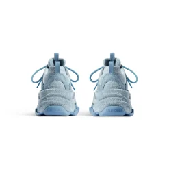 Sneaker Triple S Denim da Donna in Blu