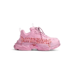 Sneaker Triple S Diy Metal  da Donna in Rosa/bianco/rosso