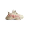 Sneaker Triple S Diy Metal  da Donna in Bianco/rosso/nero