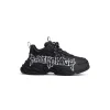 Sneaker Triple S Diy Metal  da Donna in Nero/bianco
