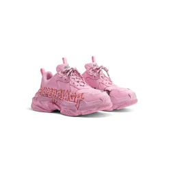 Sneaker Triple S Diy Metal  da Donna in Rosa/bianco/rosso
