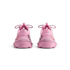 Sneaker Triple S Diy Metal da Donna in Rosa/bianco/rosso