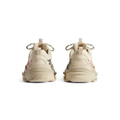 Sneaker Triple S Diy Metal da Donna in Bianco/rosso/nero