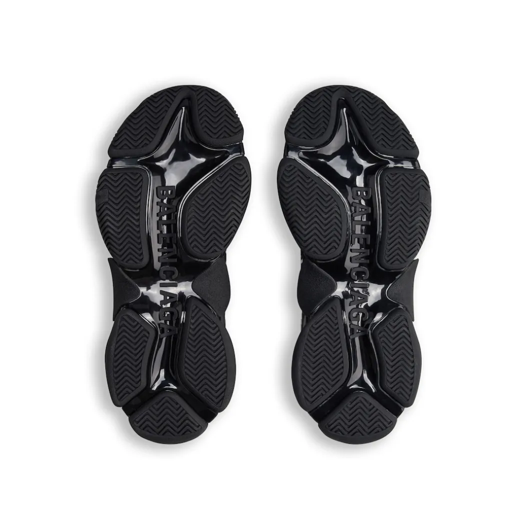 Sneaker Triple S Diy Metal da Donna in Nero/bianco