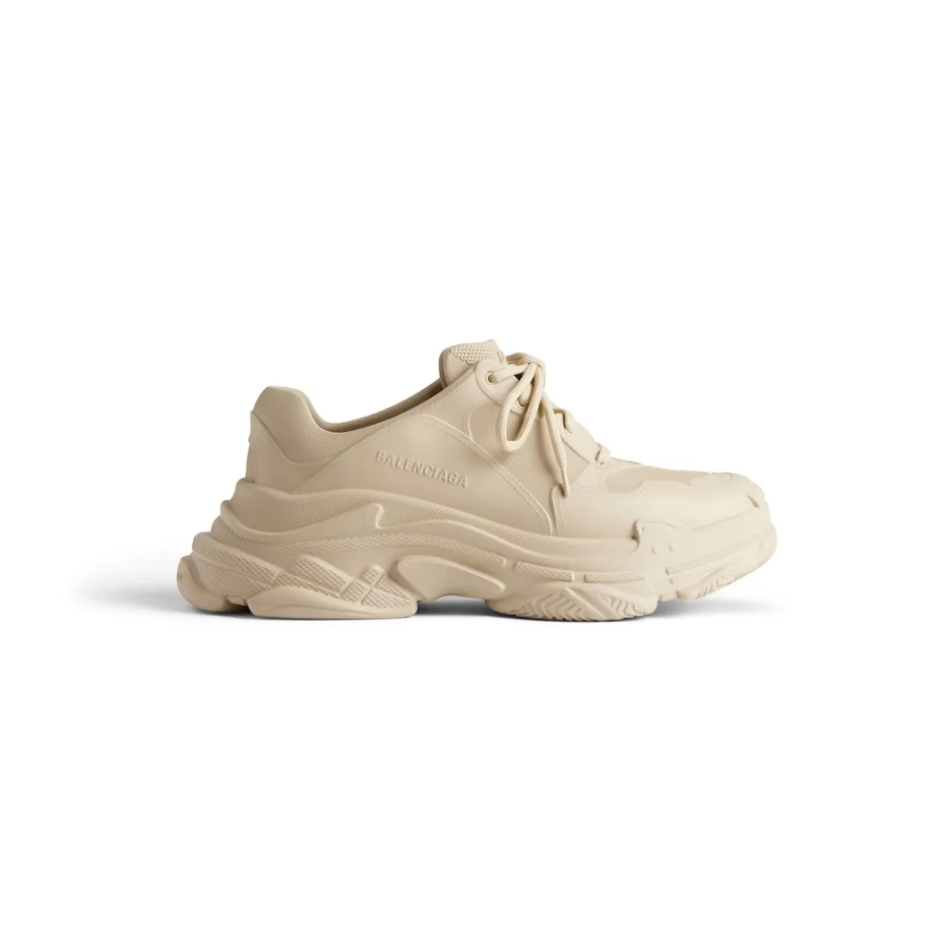 Sneaker Triple S Mold da Donna in Beige
