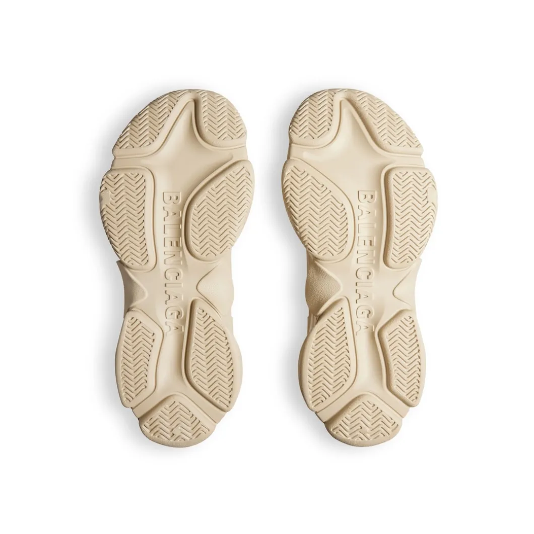 Sneaker Triple S Mold da Donna in Beige