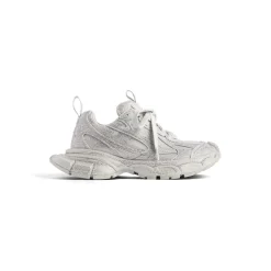 Sneaker 3xl Con Strass  da Donna in Grigio Chiaro