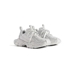 Sneaker 3xl Con Strass  da Donna in Grigio Chiaro