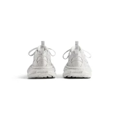 Sneaker 3xl Con Strass da Donna in Grigio Chiaro