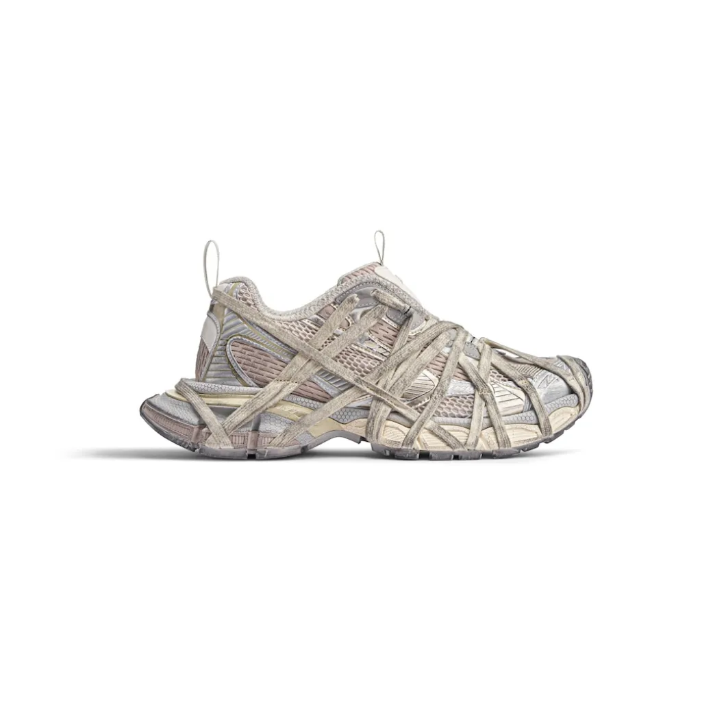 Sneaker 3xl Extreme Lace da Donna in Beige Chiaro