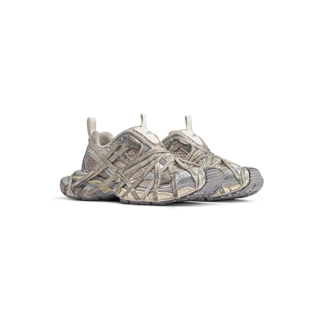 Sneaker 3xl Extreme Lace da Donna in Beige Chiaro