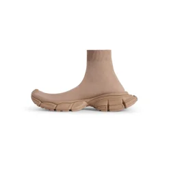 Sneaker 3xl Sock In Maglia Riciclata da Donna in Beige