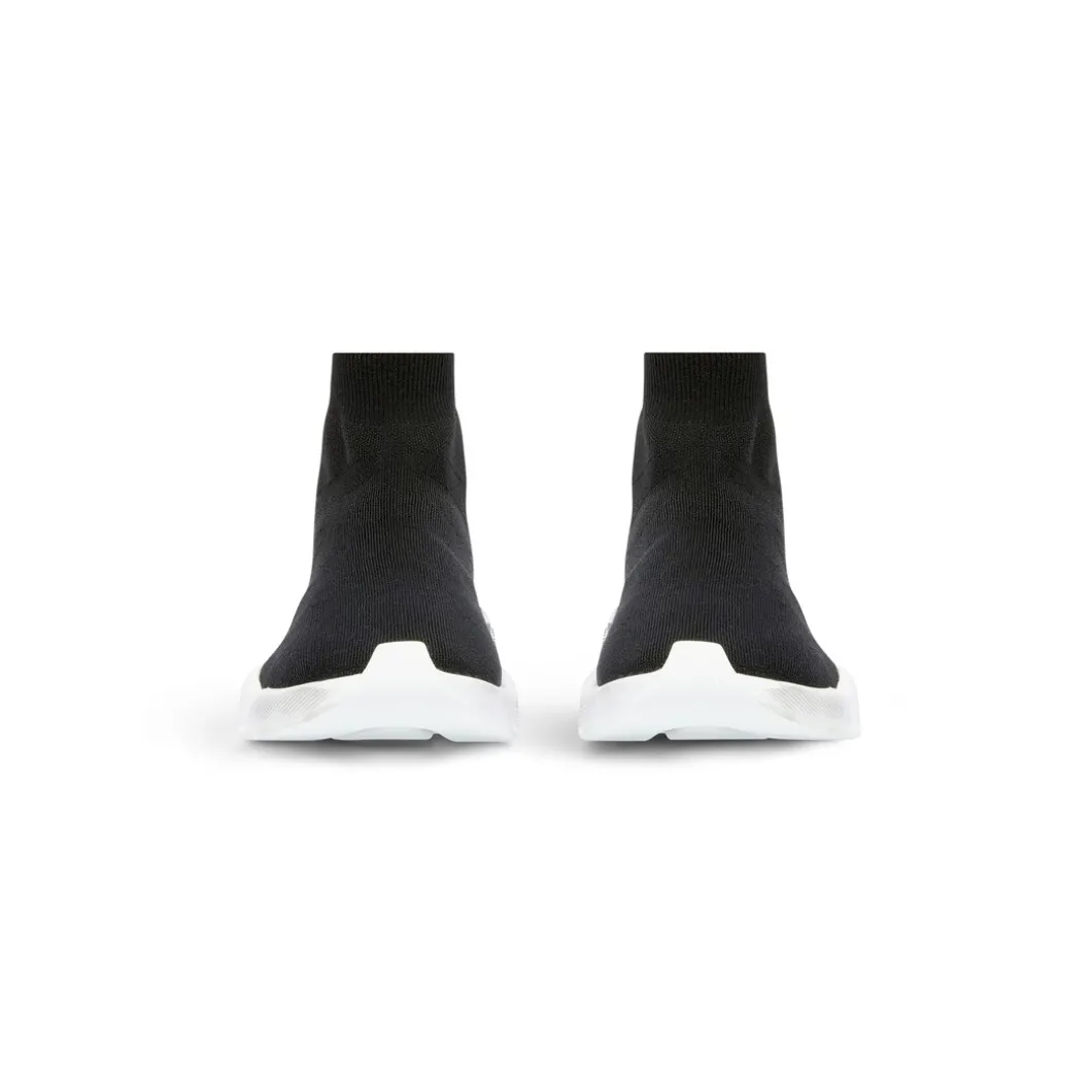 Sneakers Speed 2.0 Graffiti In Maglia Riciclata da Donna in Nero