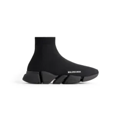 Sneakers Speed 2.0 In Maglia Riciclata da Donna in Nero