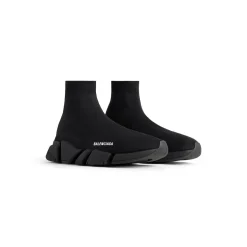 Sneakers Speed 2.0 In Maglia Riciclata da Donna in Nero