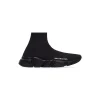 Sneakers Speed In Maglia Riciclata da Donna in Nero