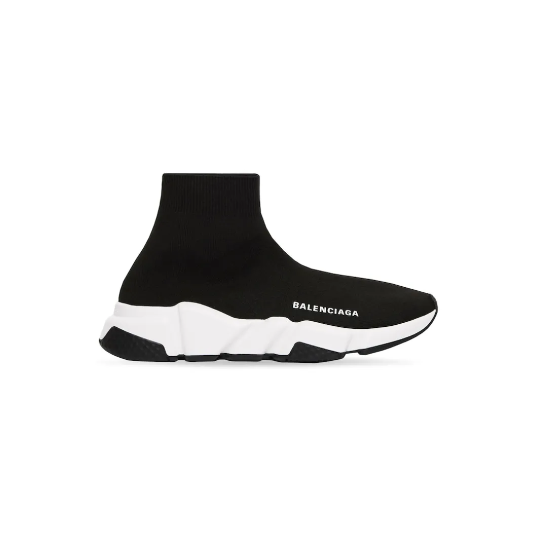 Sneakers Speed In Maglia Riciclata da Donna in Nero