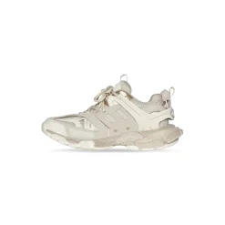 Sneakers Track Suola Riciclata  da Donna in Beige