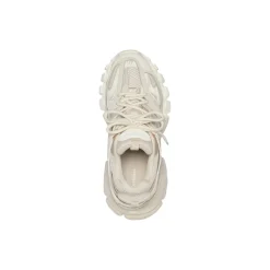 Sneakers Track Suola Riciclata  da Donna in Beige