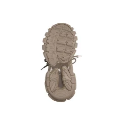 Sneakers Track Suola Riciclata da Donna in Beige