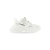 Sneakers Triple S Allover Logo da Donna in Bianco