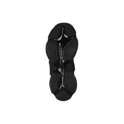 Sneakers Triple S Allover Logo da Donna in Nero