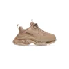 Sneakers Triple S Clear Sole  da Donna in Marrone