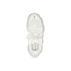 Sneakers Triple S Clear Sole da Donna in Bianco