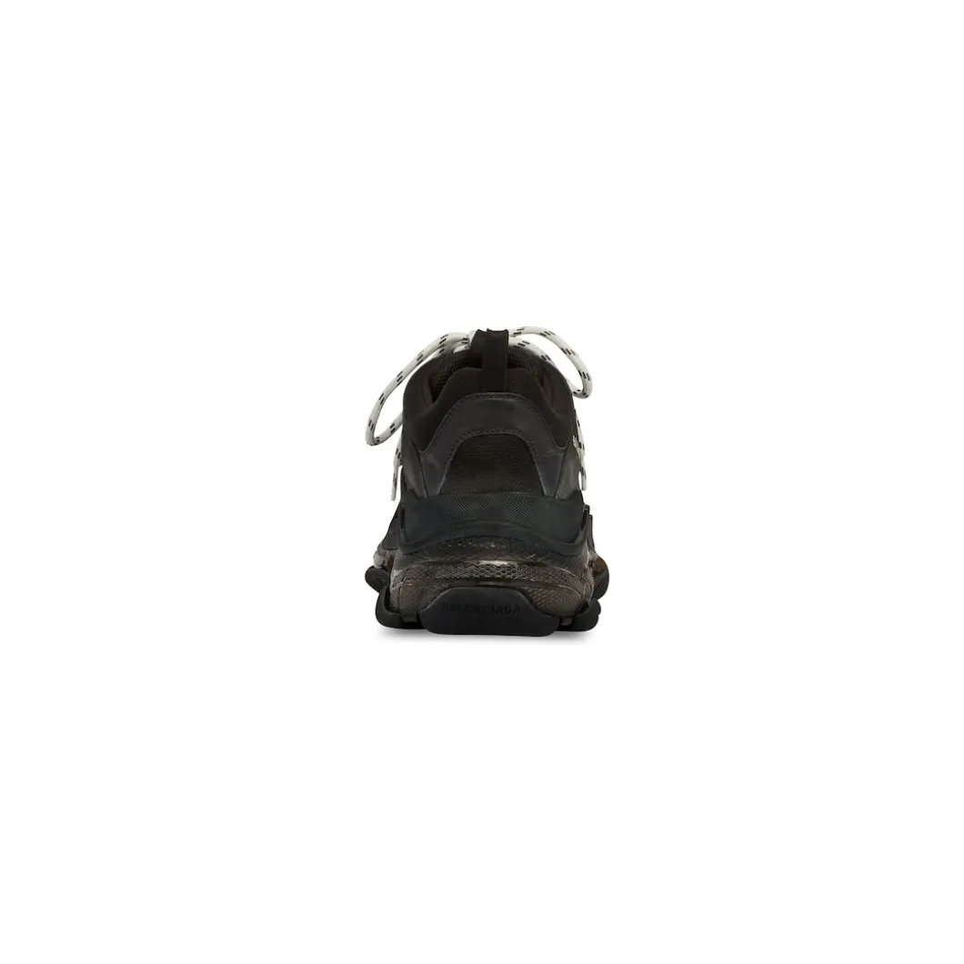 Sneakers Triple S Clear Sole da Donna in Nero