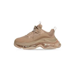 Sneakers Triple S Clear Sole  da Donna in Marrone