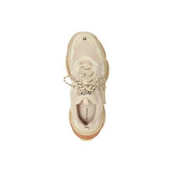 Sneakers Triple S Clear Sole da Donna in Beige