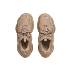 Sneakers Triple S Clear Sole  da Donna in Marrone