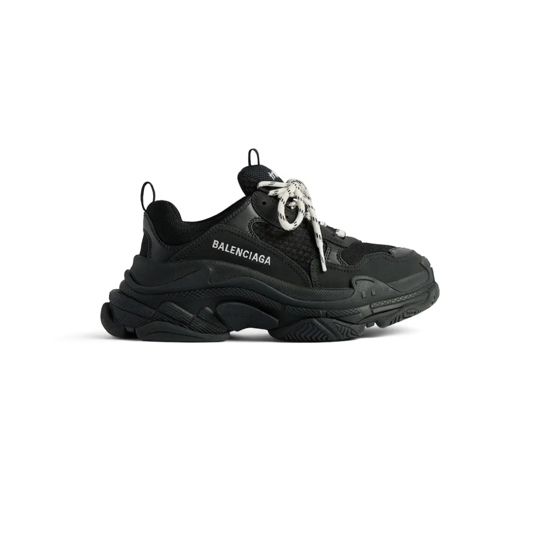 Sneakers Triple S da Donna in Nero