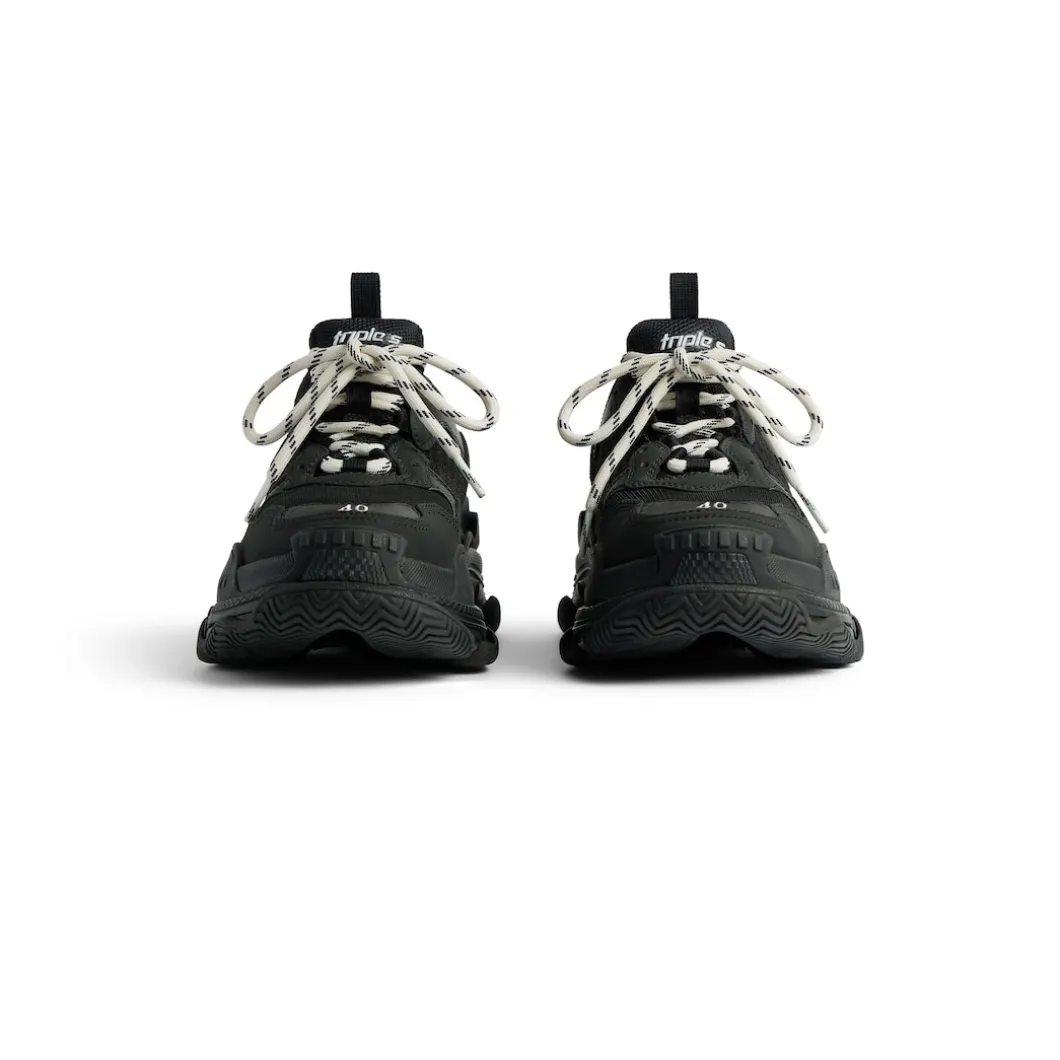 Sneakers Triple S da Donna in Nero