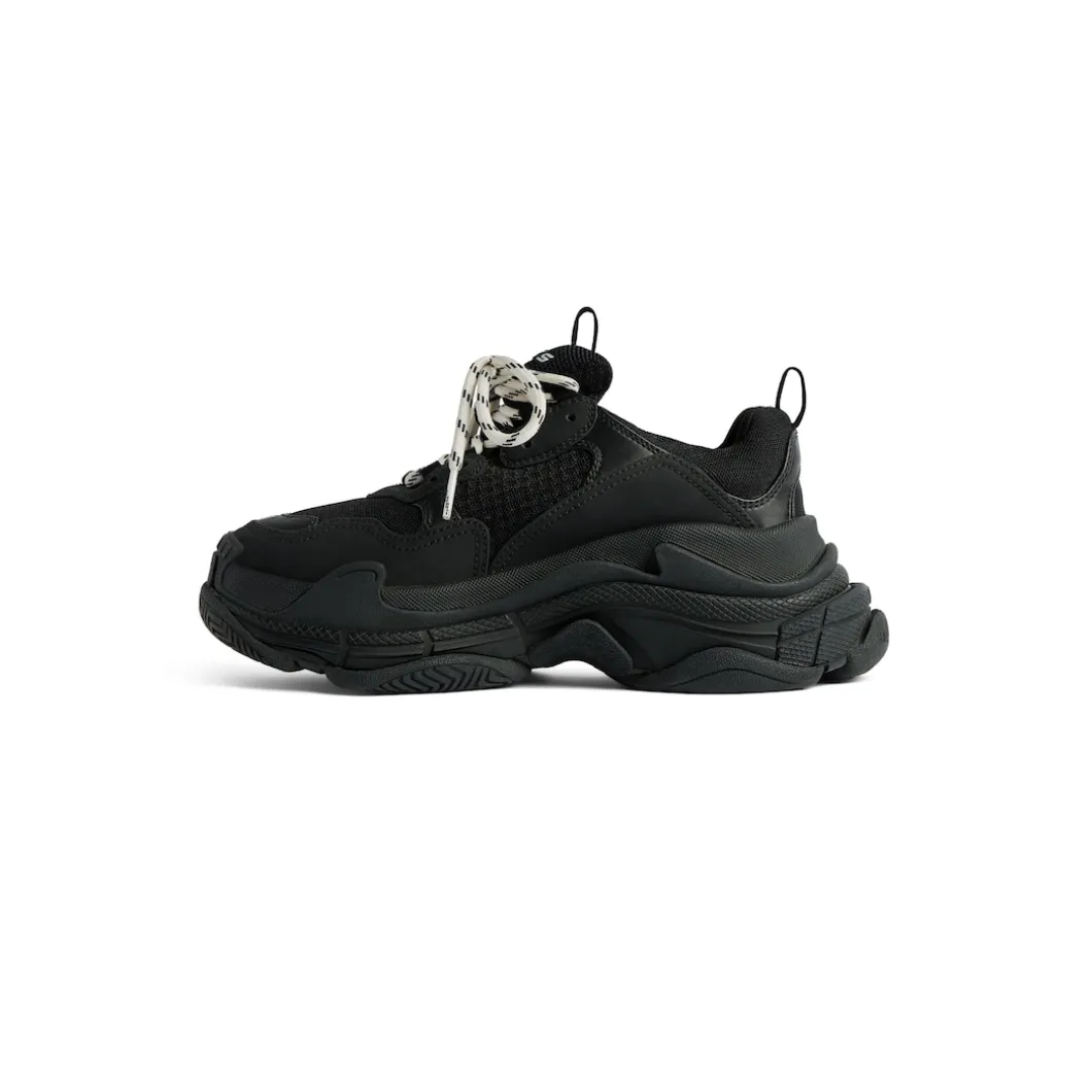 Sneakers Triple S da Donna in Nero
