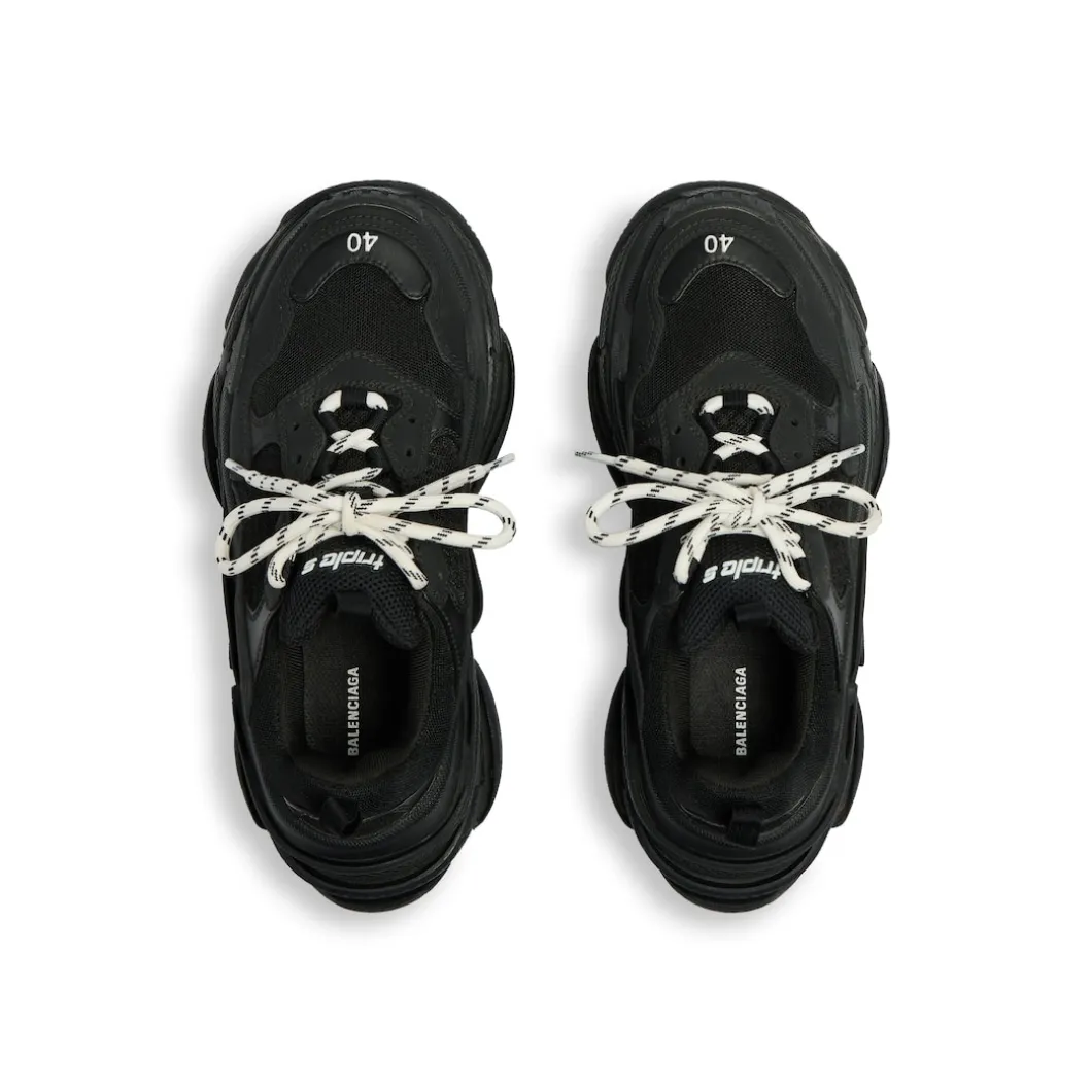 Sneakers Triple S da Donna in Nero