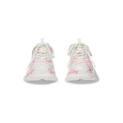 Sneakers Triple S Logotype   da Donna in Bianco