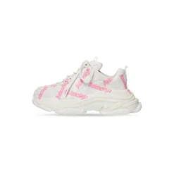 Sneakers Triple S Logotype   da Donna in Bianco