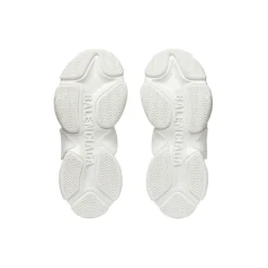 Sneakers Triple S Logotype   da Donna in Bianco