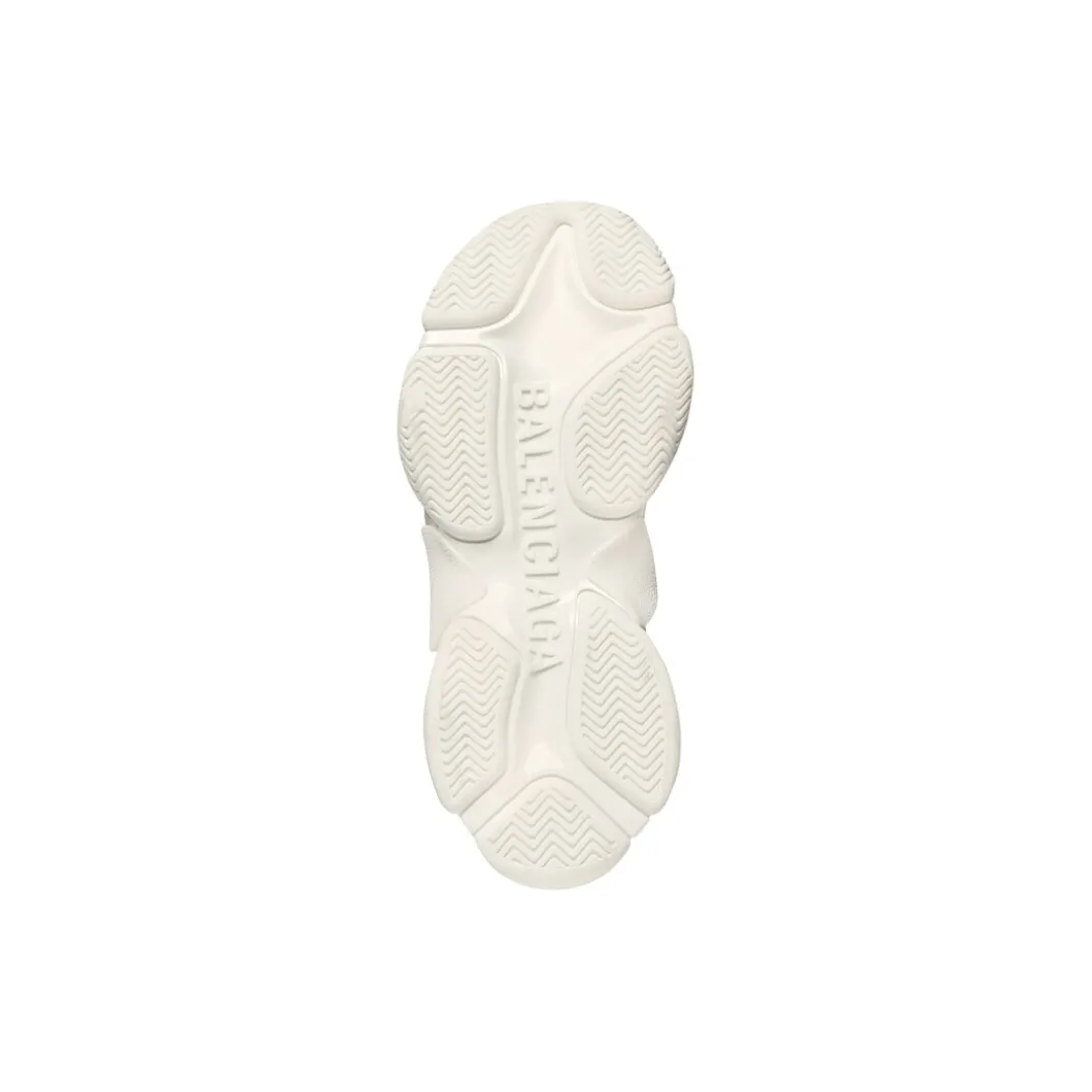 Sneakers Triple S Logotype da Donna in Bianco