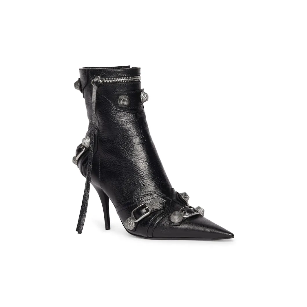Stivaletti Cagole 90 Mm da Donna in Nero