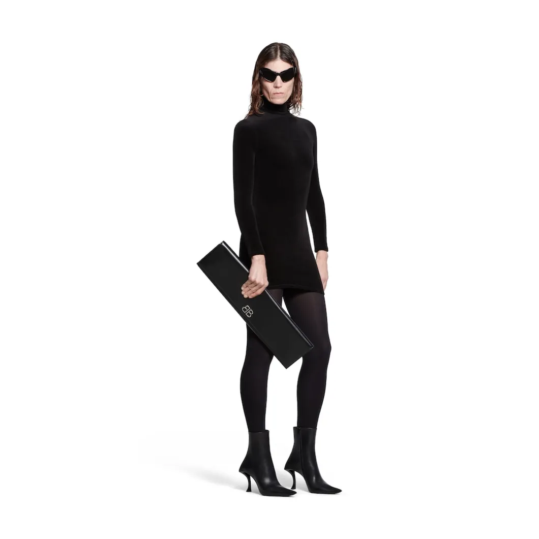 Stivaletti Hourglass 100 Mm da Donna in Nero