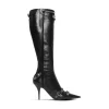 Stivali Cagole 90 Mm da Donna in Nero