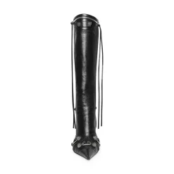 Stivali Cagole 90 Mm da Donna in Nero