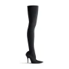 Stivali Knife 110 Mm Over-the-knee da Donna in Nero